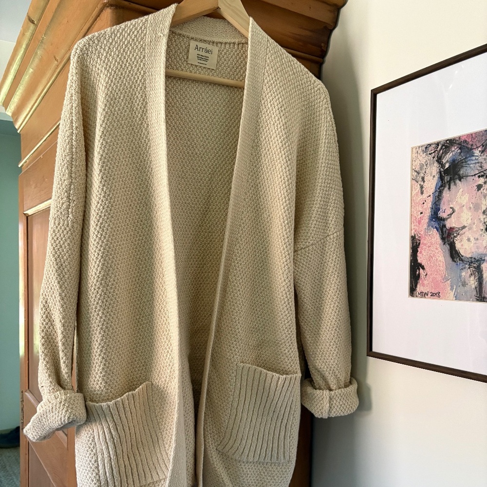 New Baby Alpaca Cardigan by ARRAEI
